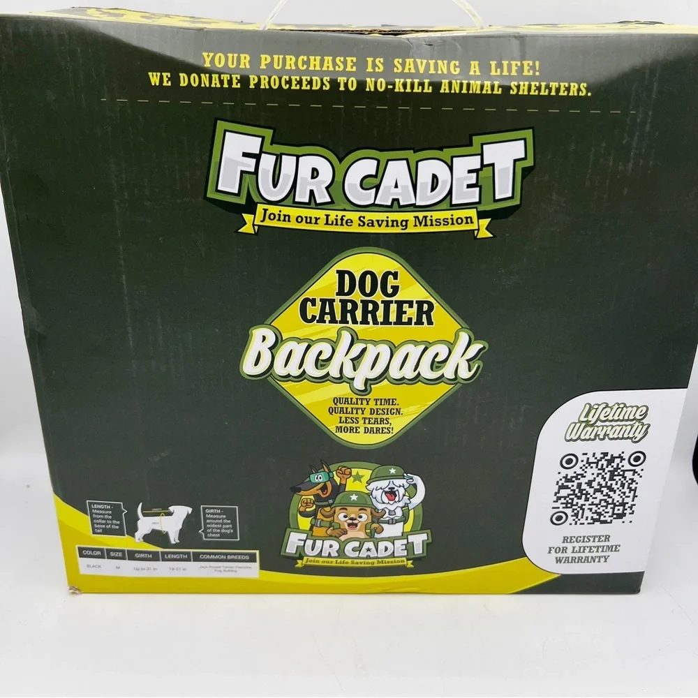 FURCADET Plush & Comfy Dog CarrierBackpack for Hiking & Selfie-Worthy Adventures
